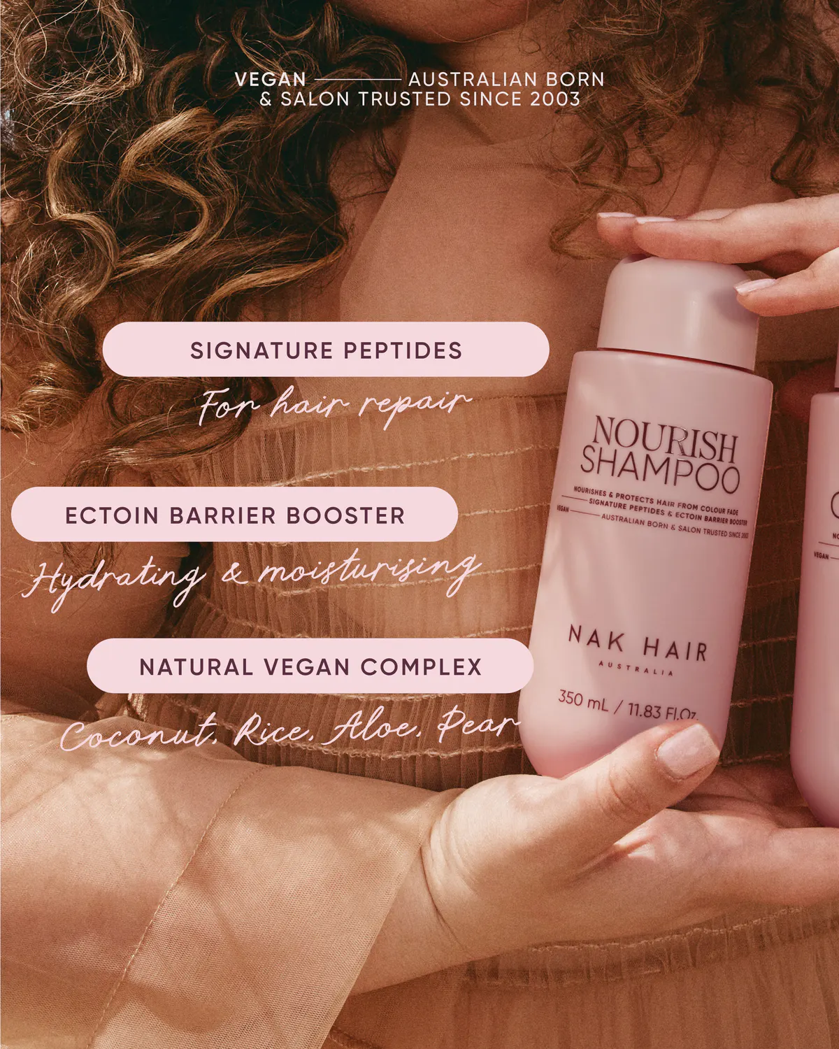 NAK Hair Nourish Shampoo 350ml, view 4