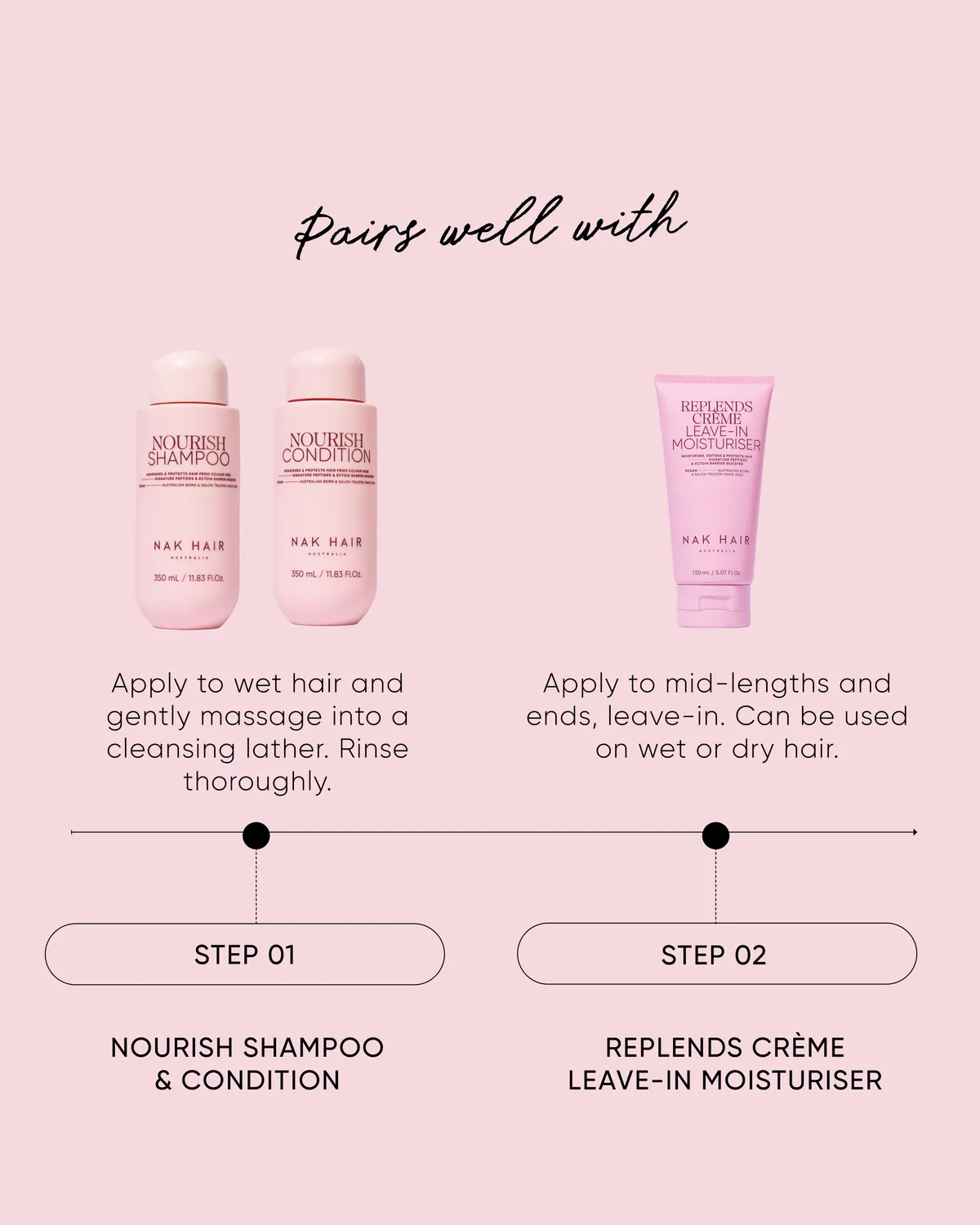 NAK Hair Nourish Shampoo 350ml, view 7