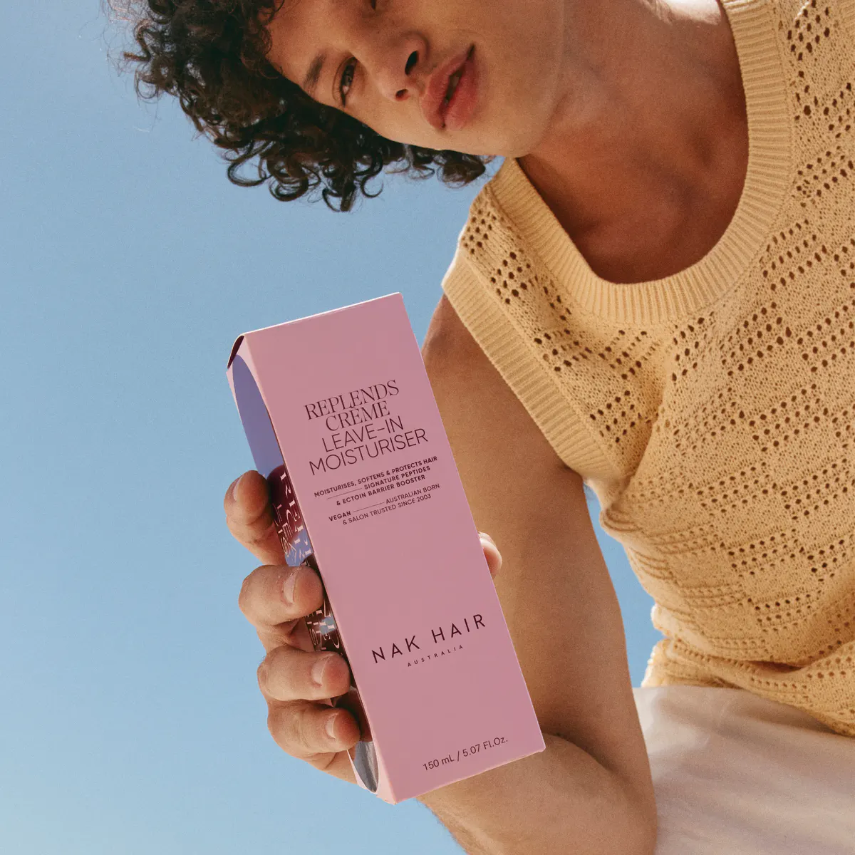 NAK Hair Replends Creme Leave in Moisturiser 150ml, view 2