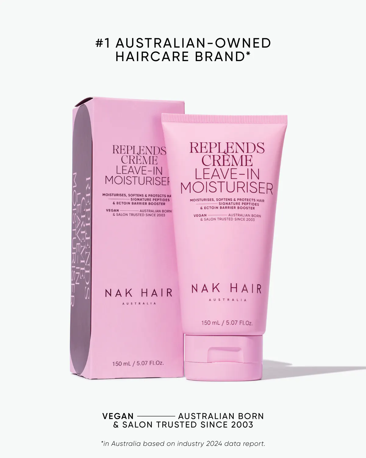 NAK Hair Replends Creme Leave in Moisturiser 150ml, view 9