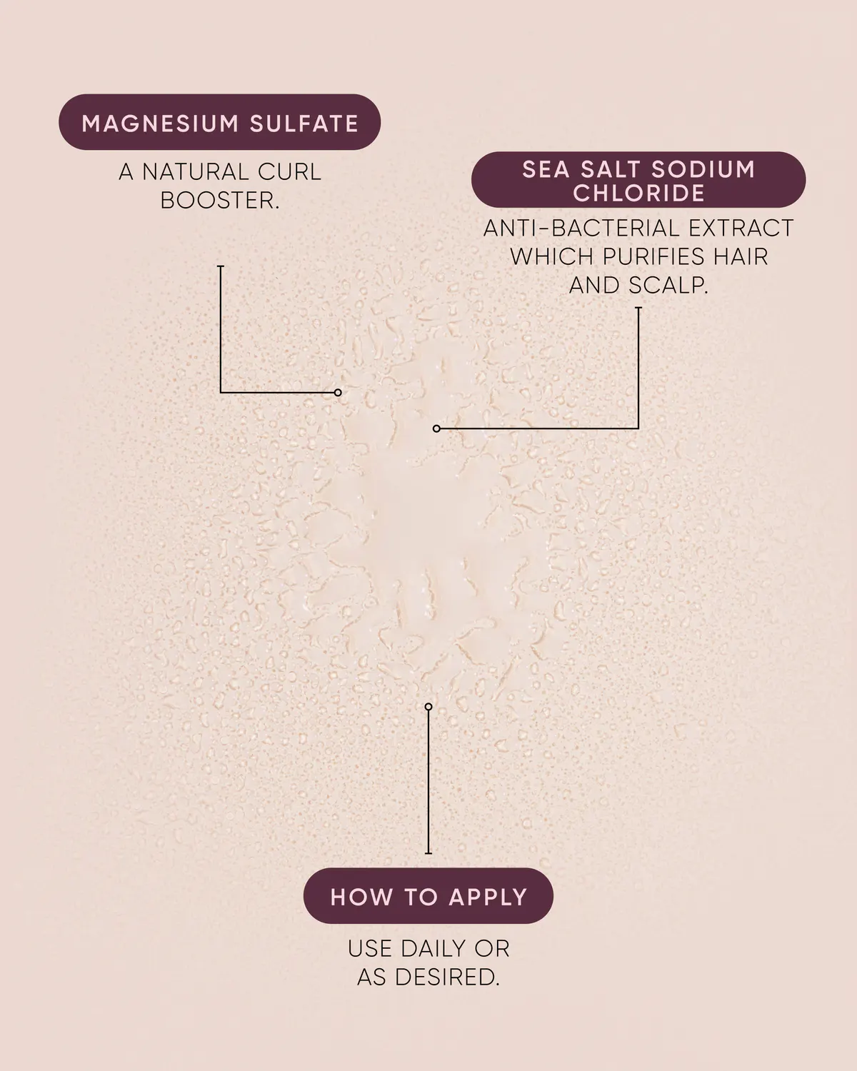 NAK Hair Sea Salt Mist 250ml, view 3