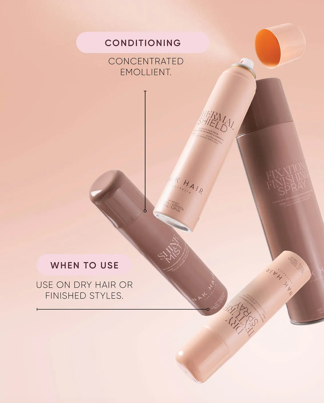 NAK Hair Shine Mist 150g, view 3