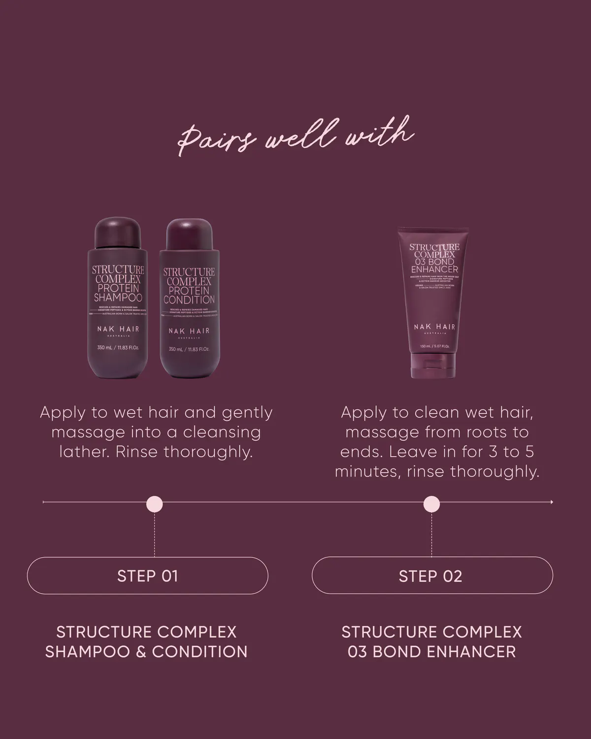 NAK Hair Structure Complex Protein Shampoo 350ml, view 6