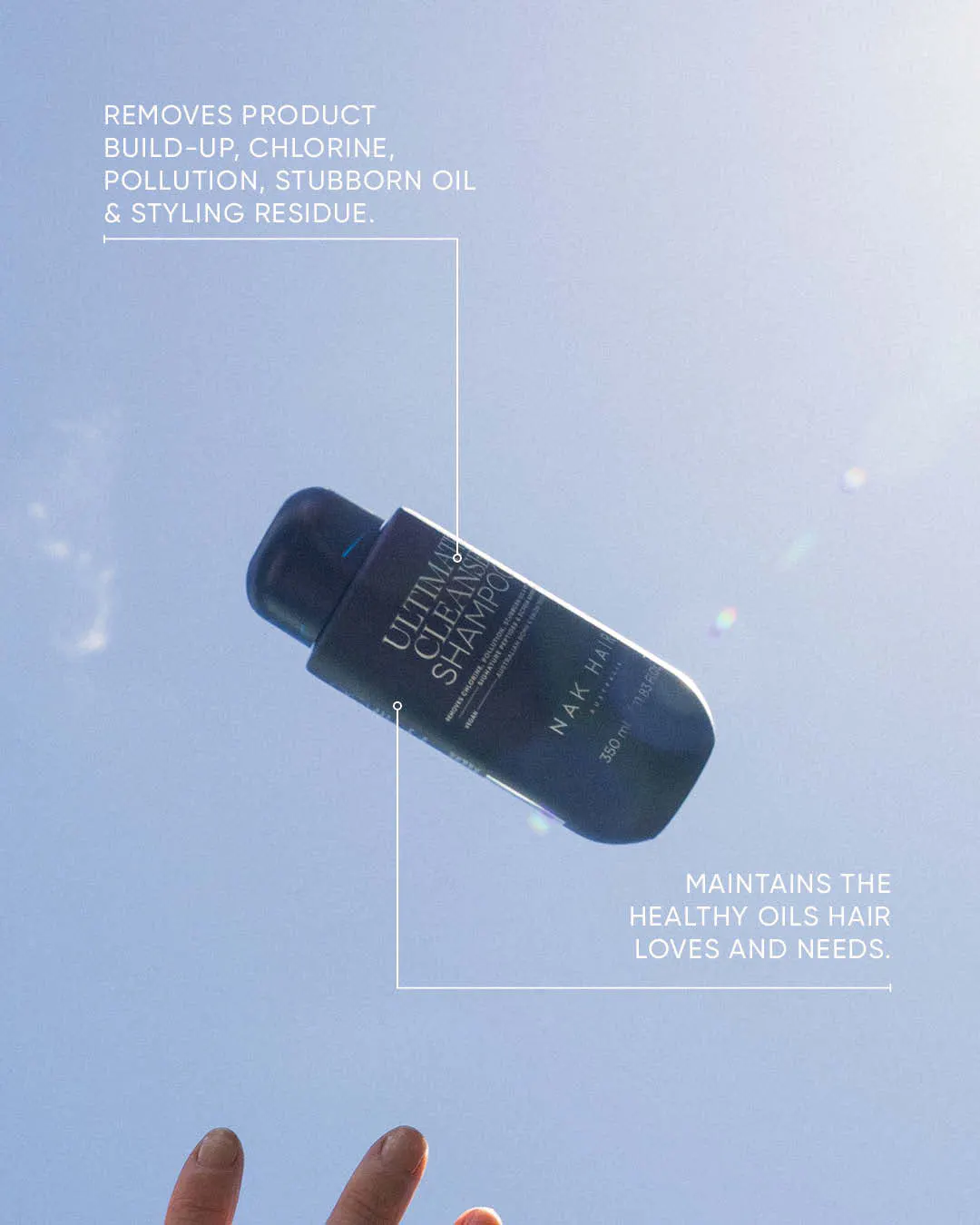NAK Hair Ultimate Cleanse Shampoo 350ml, view 5