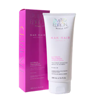 NAK Ultimate Treatment - 60 Second Repair 200ml Bonus Size Old Packaging