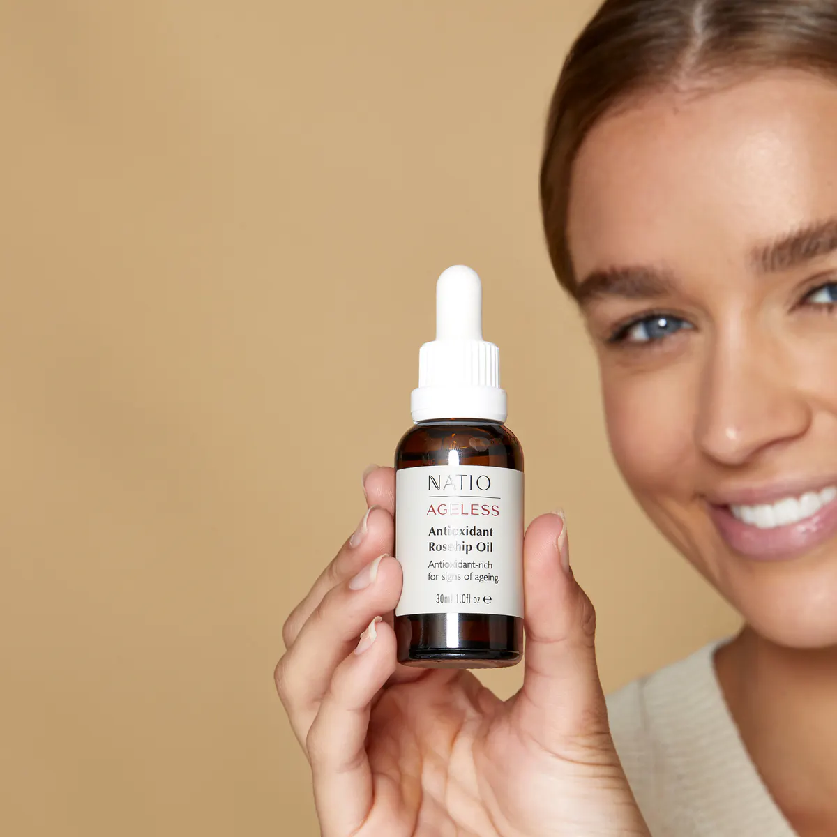 Natio Ageless Antioxidant Rosehip Oil 30ml, view 6
