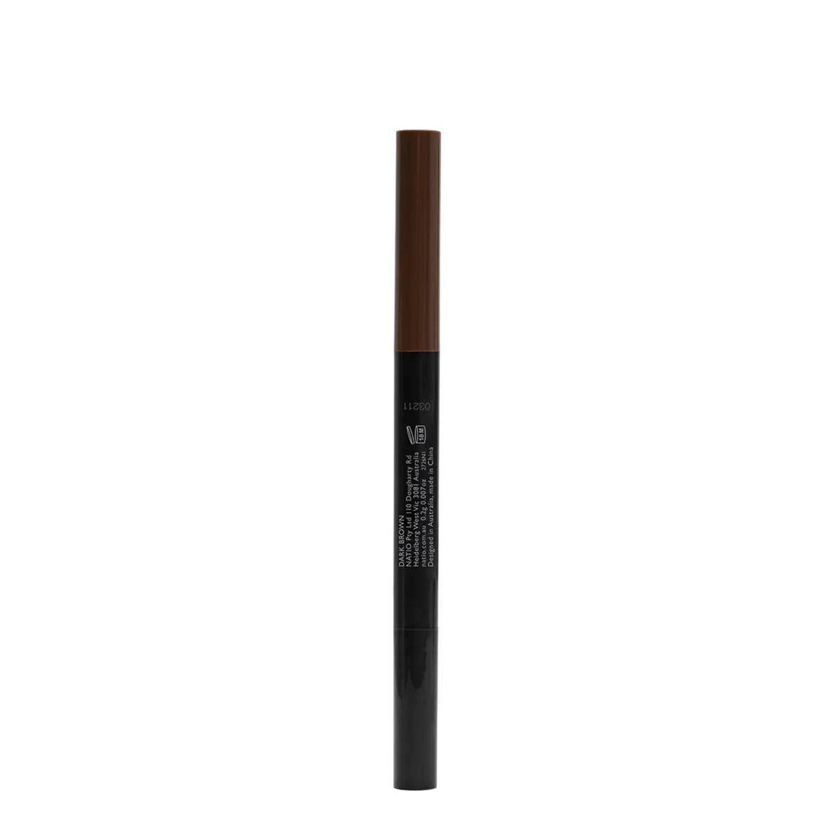 Natio Angled Eyebrow Pencil Dark Brown 0.2g, view 5