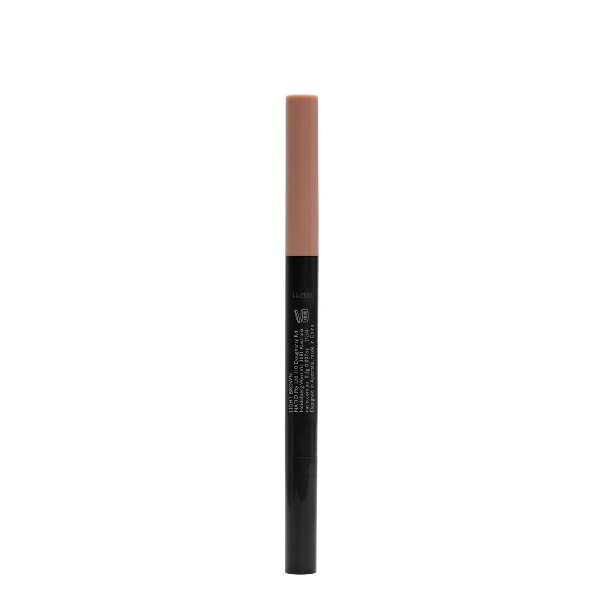 Natio Angled Eyebrow Pencil Light Brown 0.2g, view 4