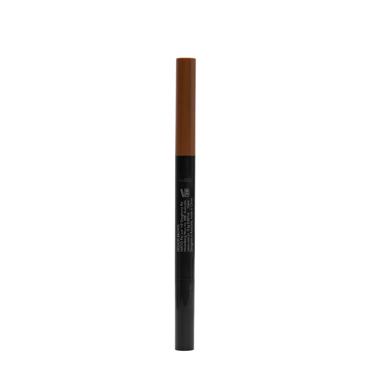 Natio Angled Eyebrow Pencil Medium Brown 0.2g, view 6