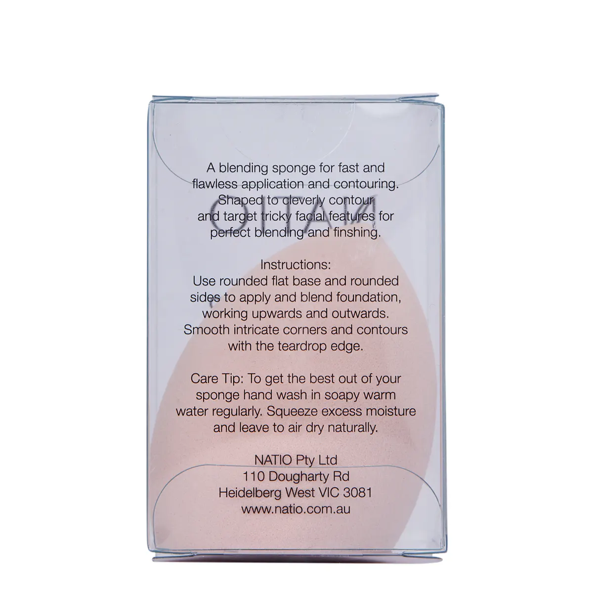 Natio Angled Teardrop Blending Sponge 14.42g, view 6