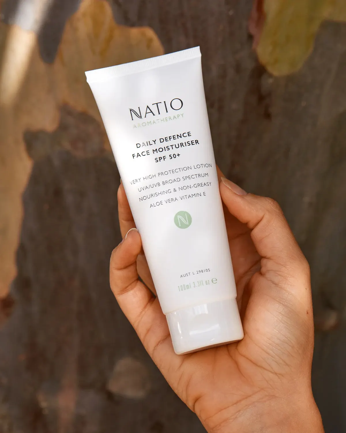 Natio Daily Defence Face Moisturiser SPF 50+ 100ml, view 5