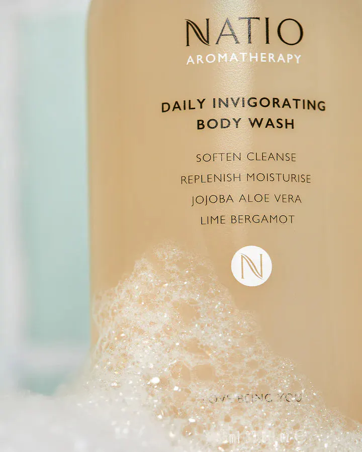 Natio Daily Invigorating Body Wash 1000ml, view 3