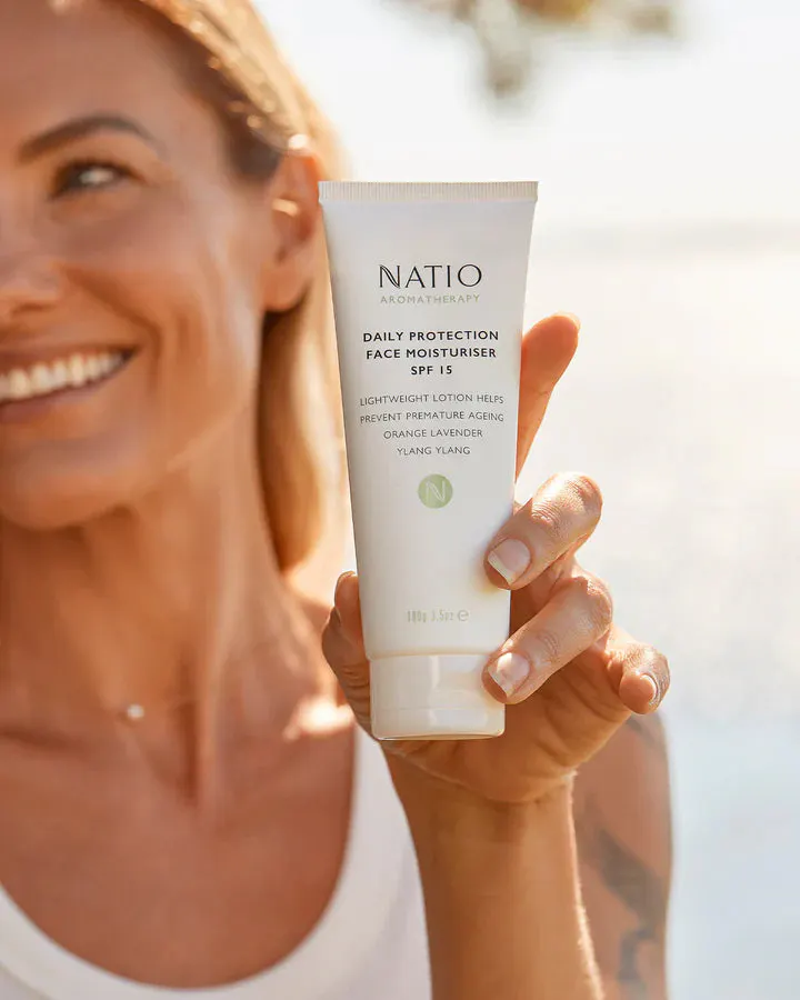Natio Daily Protection Face Moisturiser SPF 15+ 100g, view 4