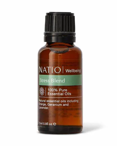 Natio Wellbeing Stress Pure Essential Oil Blend 25ml