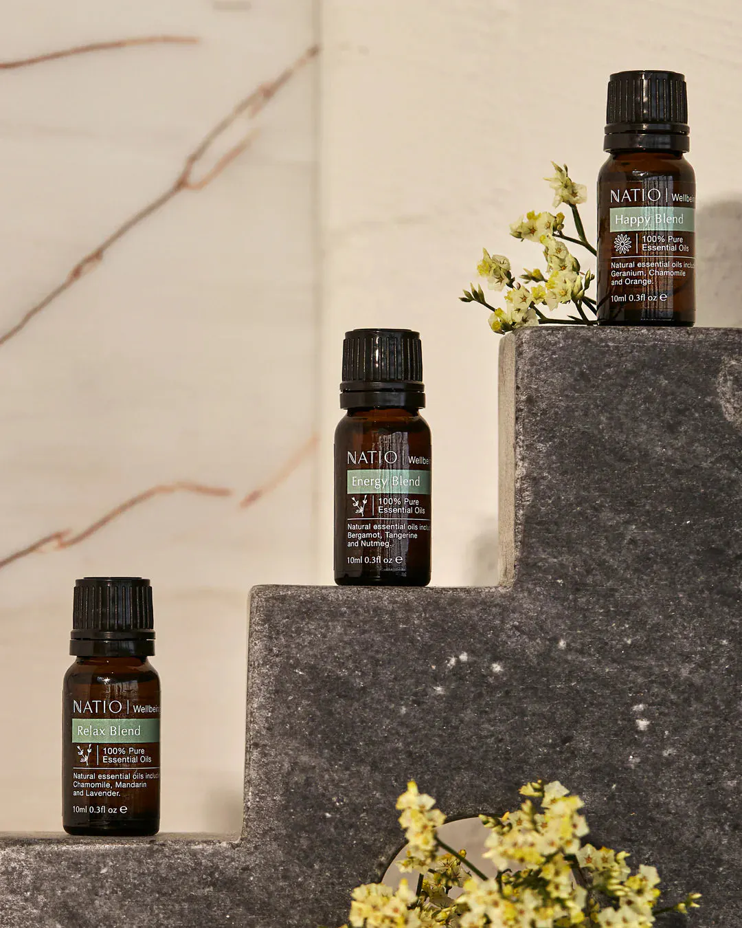 Natio Wellbeing Stress Pure Essential Oil Blend 25ml, view 2