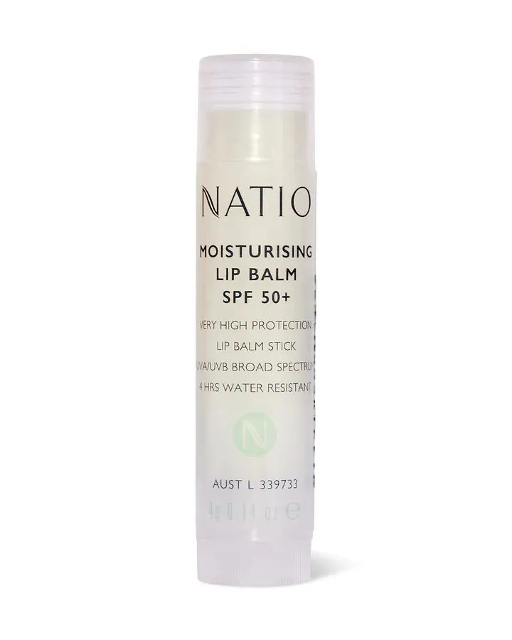 Natio Moisturising Lip Balm SPF 50+ 4g