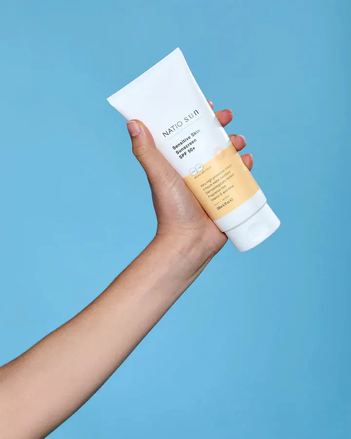 Natio Sensitive Skin Sunscreen SPF 50+ 200ml, view 4