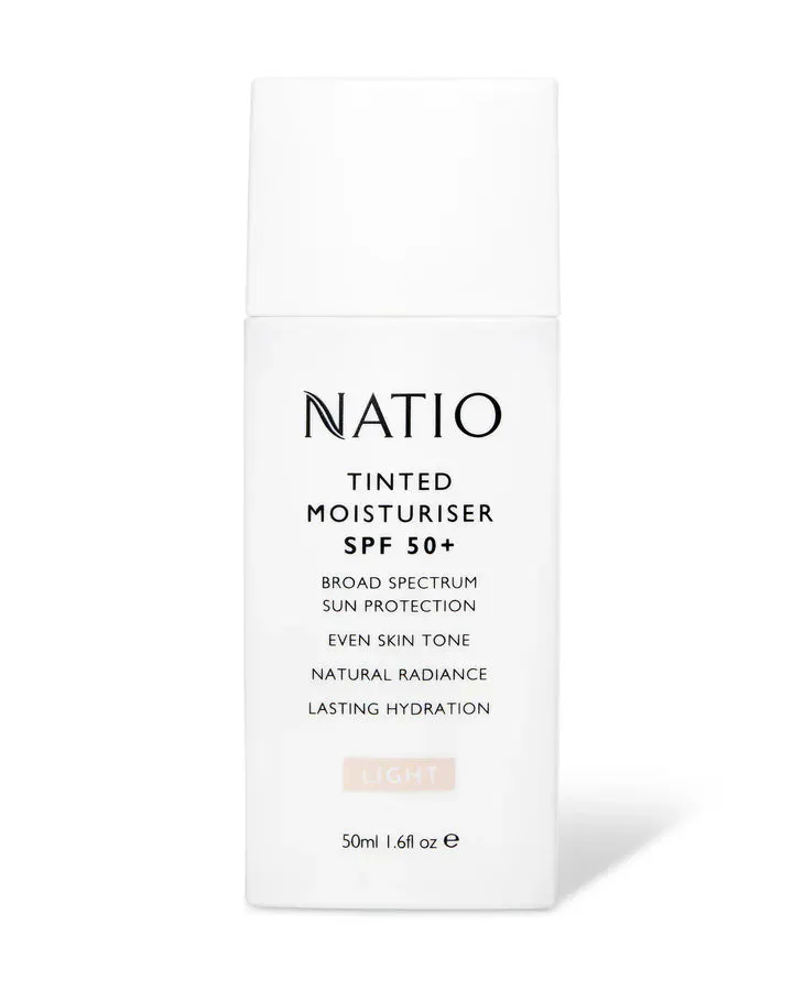 Natio SPF50+ Tinted Moisturiser 50ml