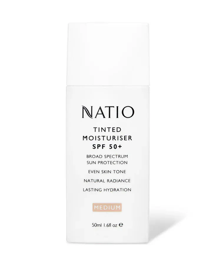 Natio SPF50+ Tinted Moisturiser 50ml, view 3