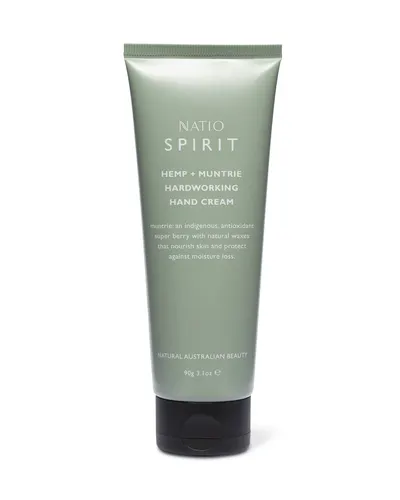 Natio Spirit Hemp + Muntrie Hardworking Hand Cream 90g