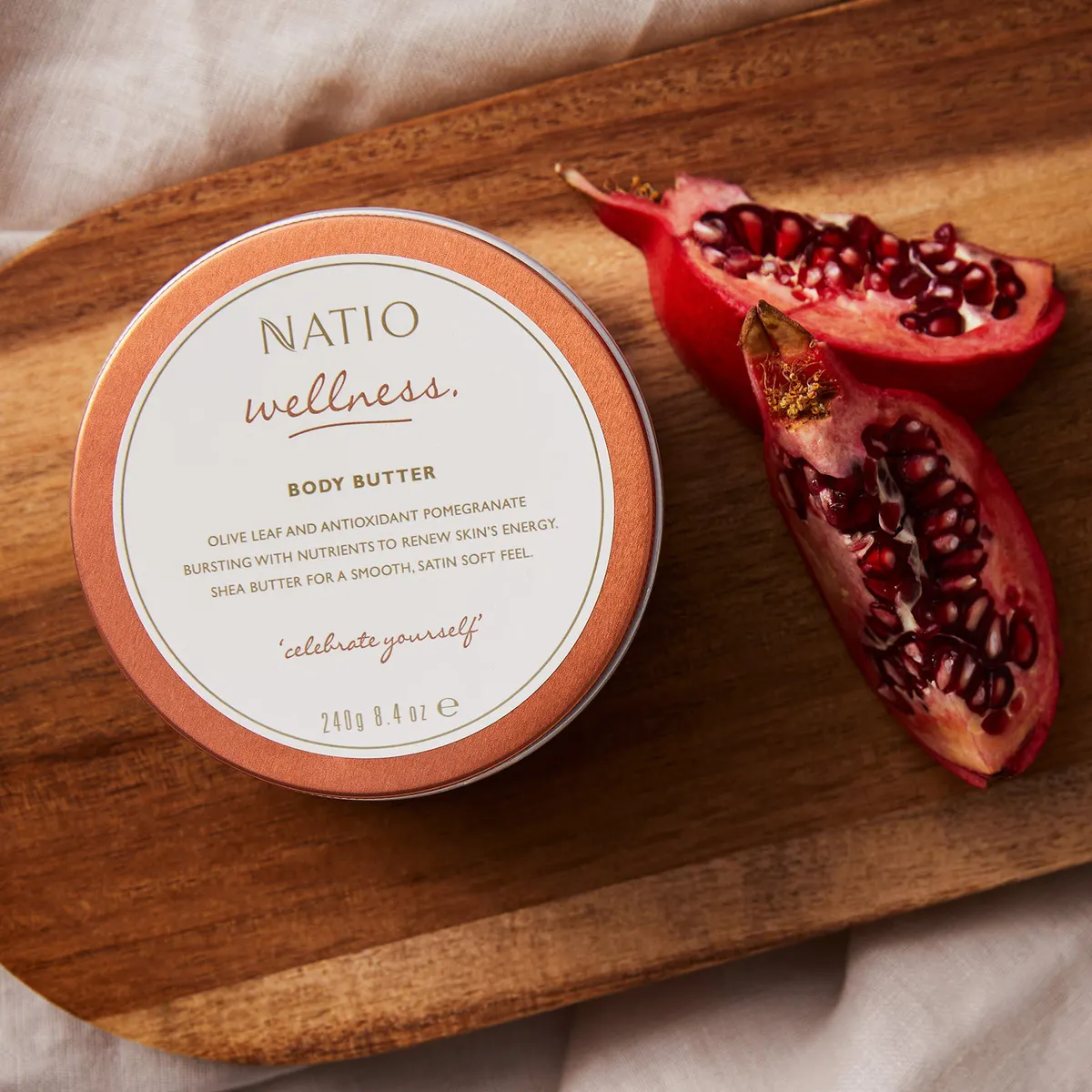 Natio Wellness Body Butter 240g, view 4