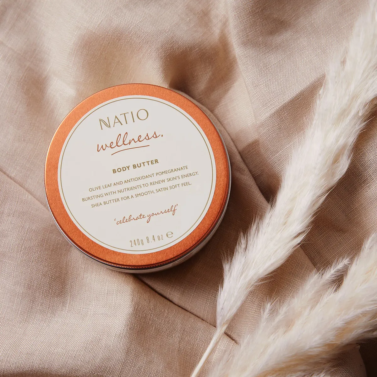 Natio Wellness Body Butter 240g, view 5