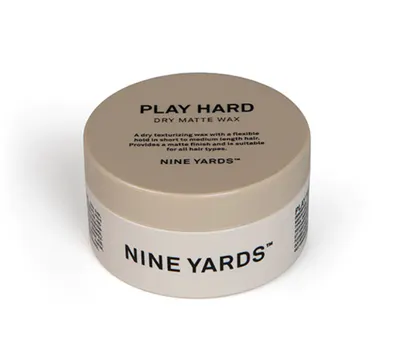 Nine Yards Play Hard Dry Matte Paste 100ml