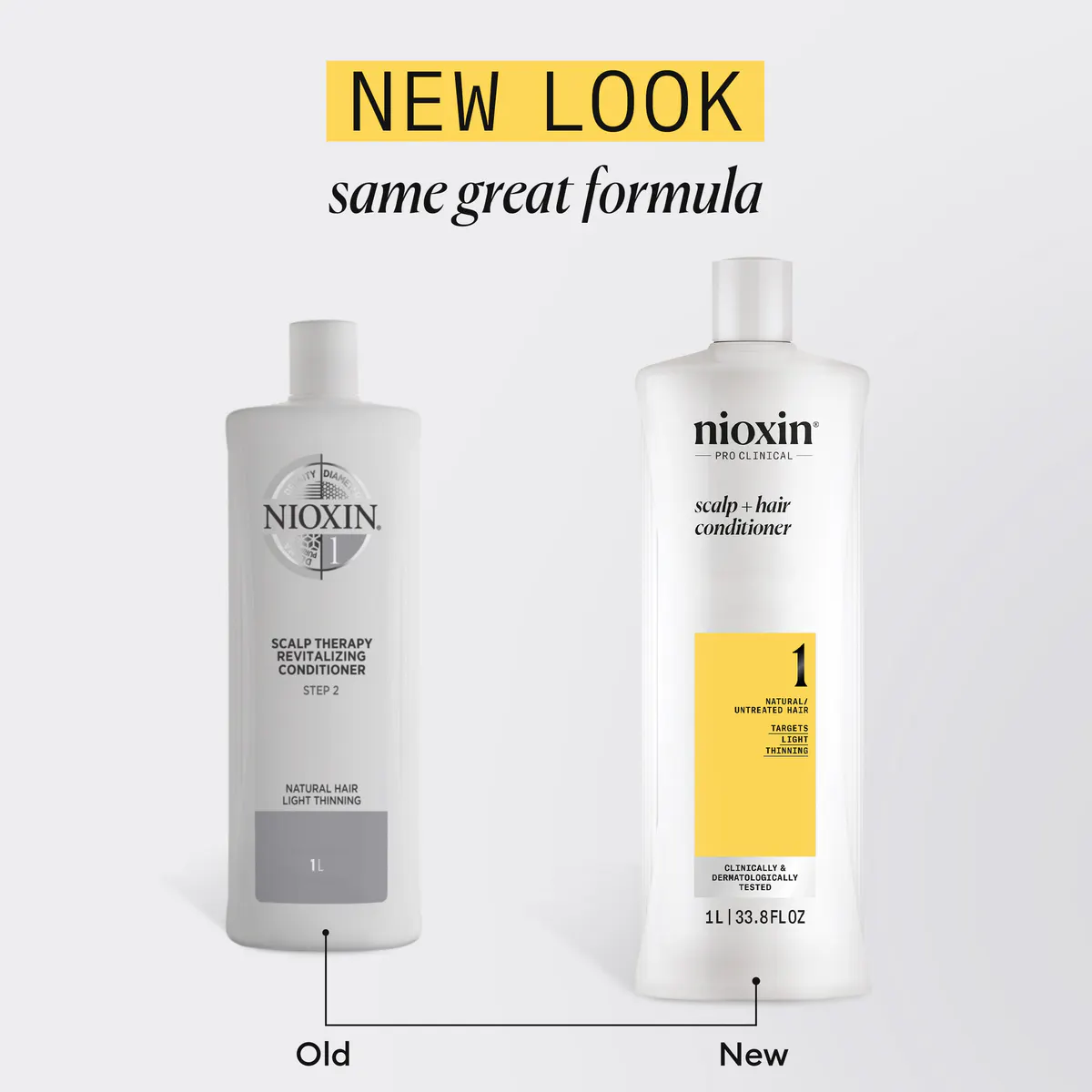 Nioxin System 1 Cleanser Shampoo and Scalp Therapy Revitalising Conditioner 1000ml Bundle, view 8