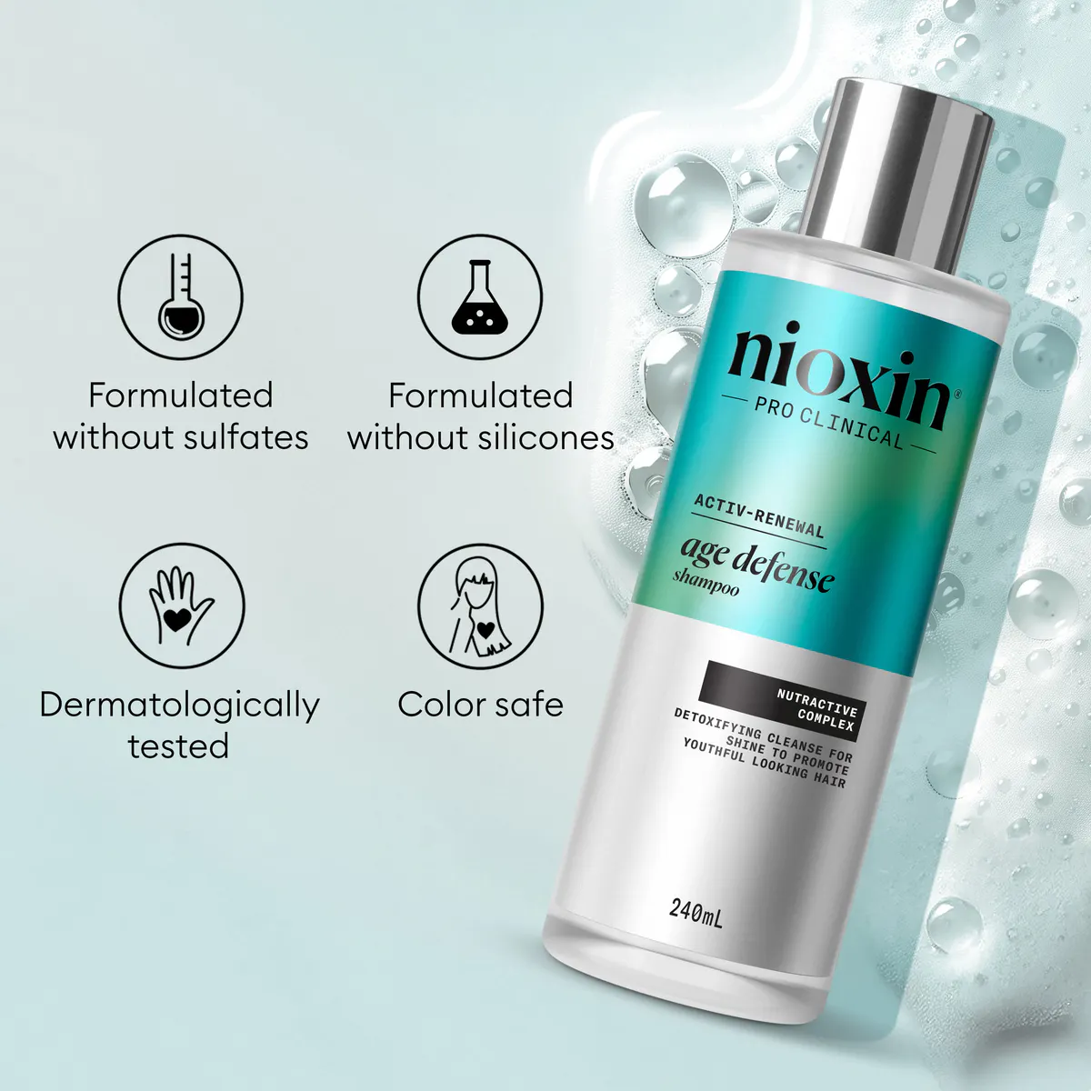 Nioxin Age Defense Shampoo 240ml, view 5