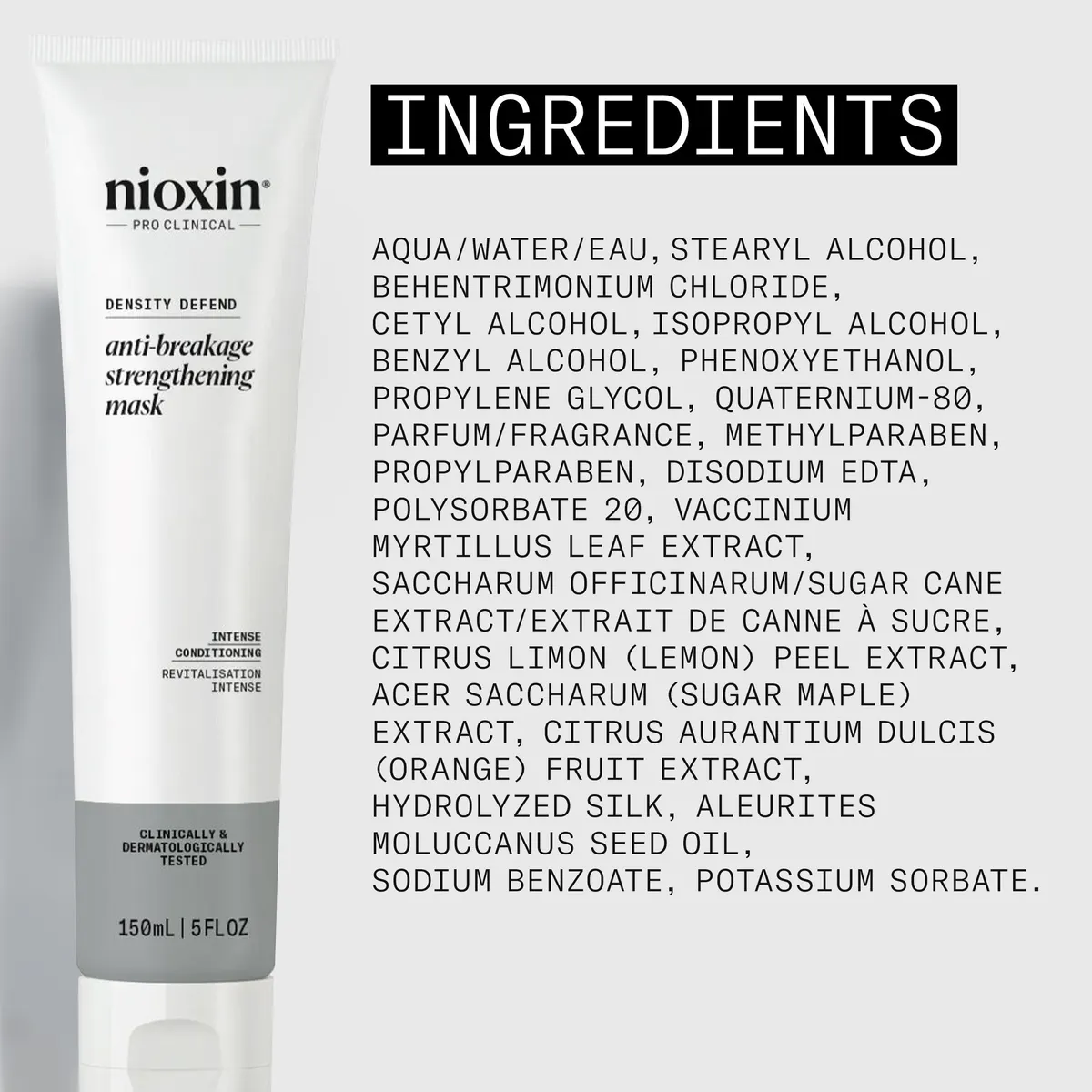 Nioxin Density Defend Anti-breakage Strengthening Mask 150ml, view 6