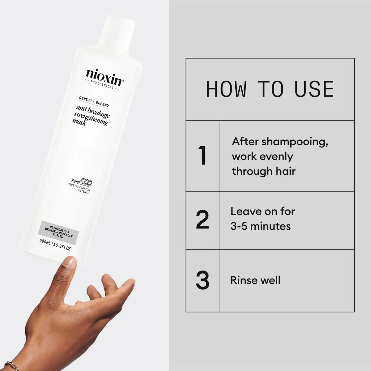 Nioxin Density Defend Anti-breakage Strengthening Mask 500ml, view 3