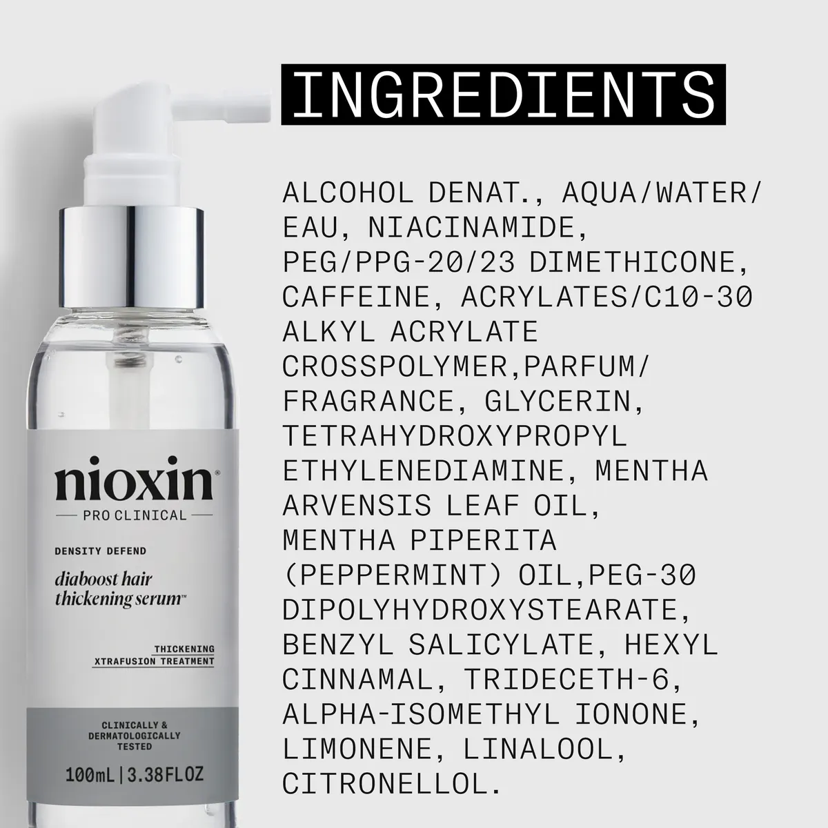 Nioxin Density Defend Diaboost Hair Thickening Serum 100ml, view 6
