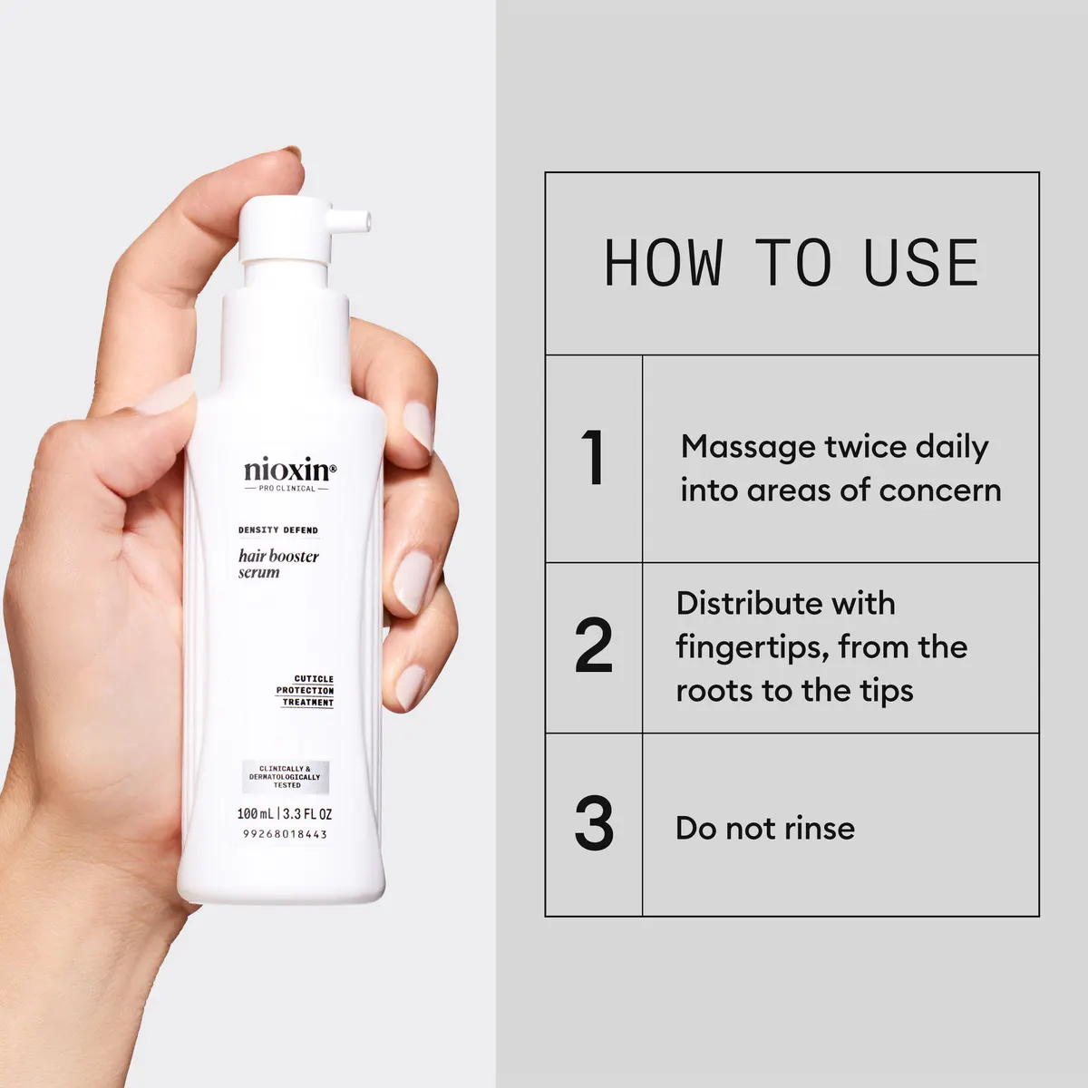 Nioxin Hair Booster Serum - Advanced Leave-In Hair Treatment 100ml, view 4