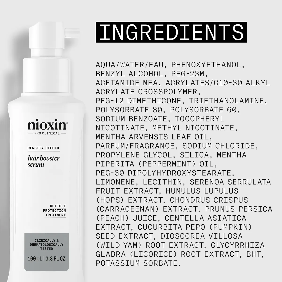 Nioxin Hair Booster Serum - Advanced Leave-In Hair Treatment 100ml, view 6