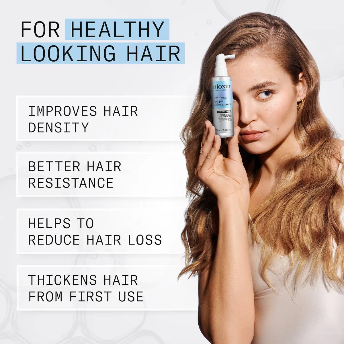 Nioxin Professional Hair Fall Defense Serum Leave-In Scalp Treatment 70ml, view 2