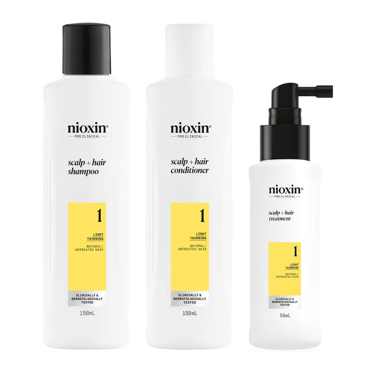 Nioxin Scalp + Hair Thickening System 1 Starter Trial Kit, view 2