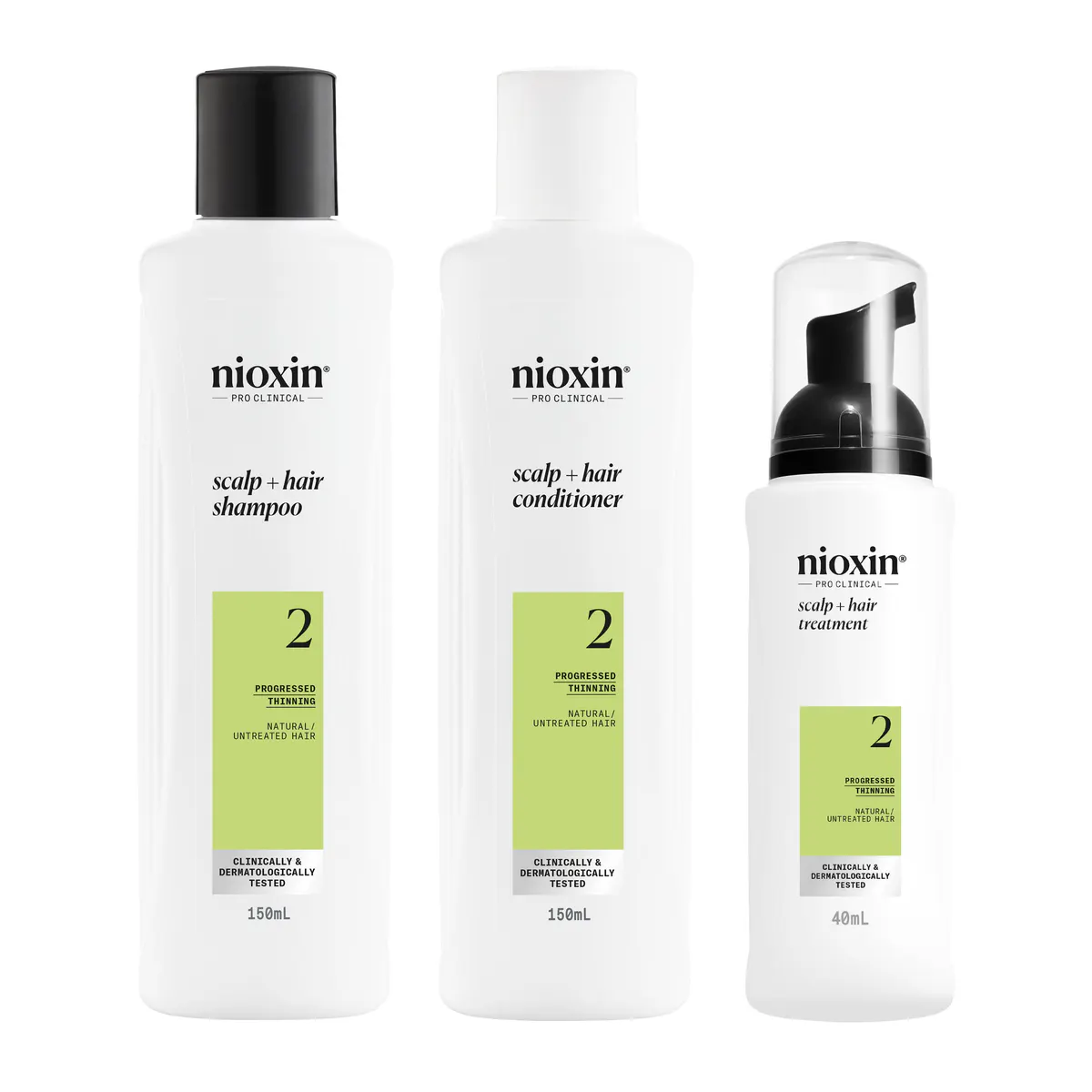 Nioxin Scalp + Hair Thickening System 2 Starter Trial Kit, view 2