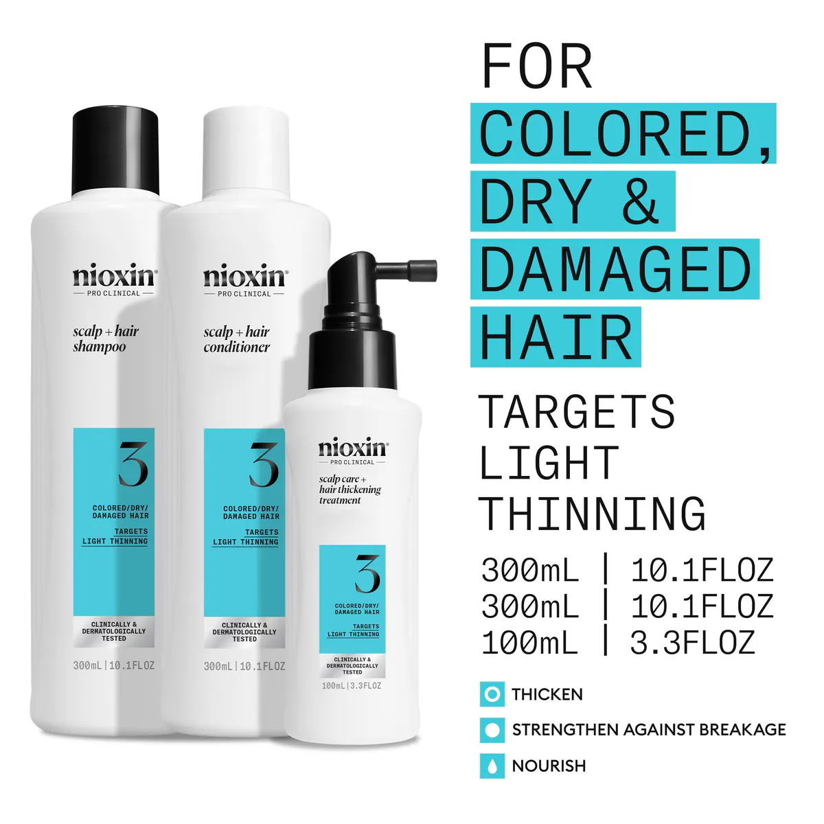Nioxin Scalp + Hair Thickening System 3 Trio Pack, view 6