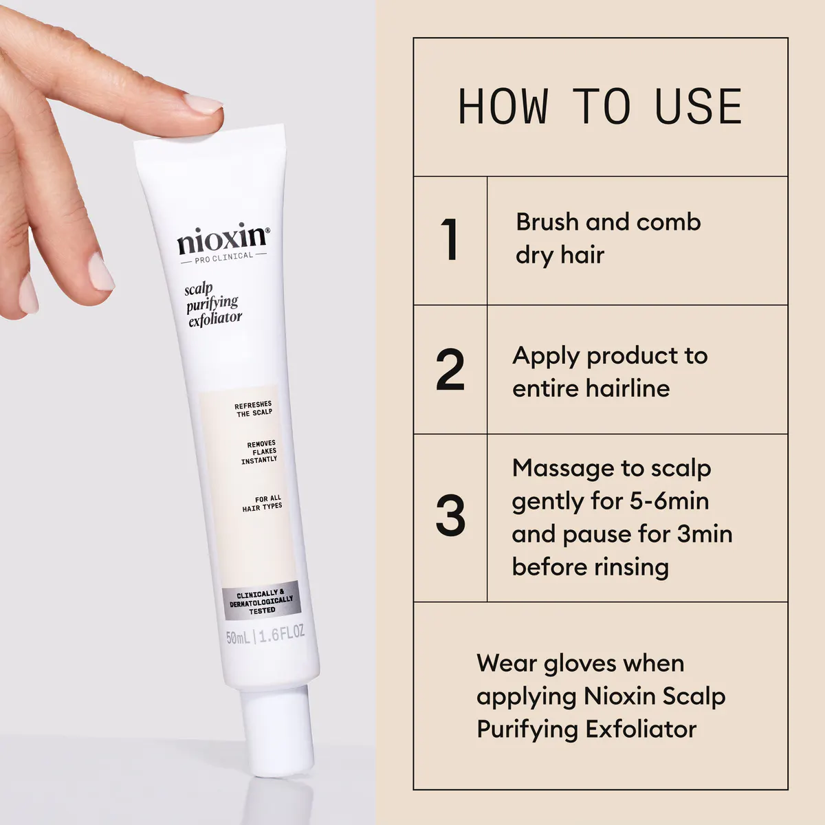 Nioxin Scalp Purifying Exfoliator 50ml, view 4