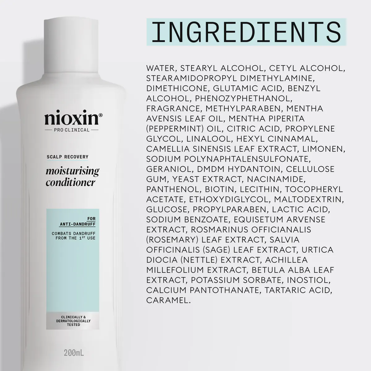 Nioxin Scalp Recovery System Moisturizing Conditioner 200ml, view 6
