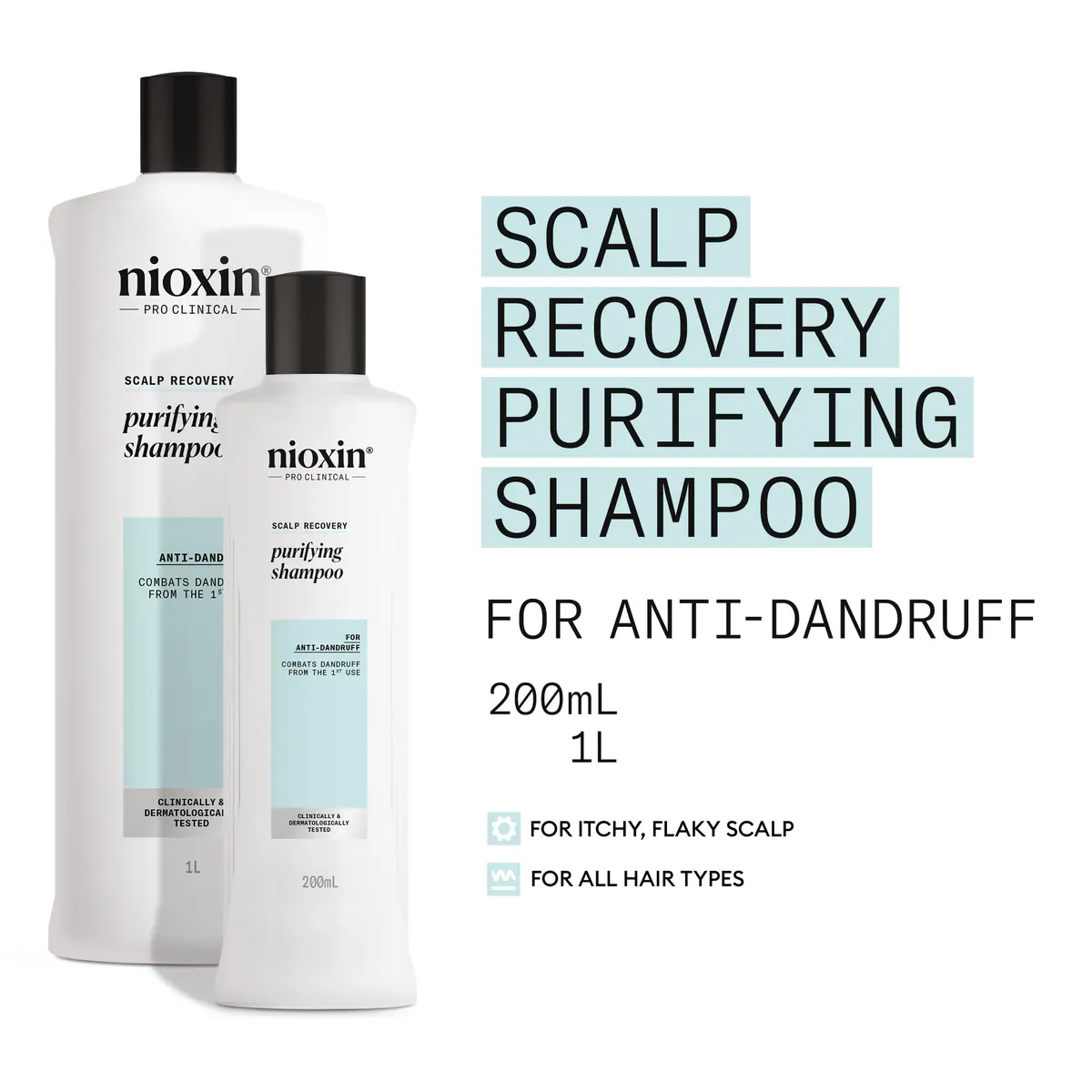 Nioxin Scalp Recovery System Purifying Shampoo 200ml, view 7