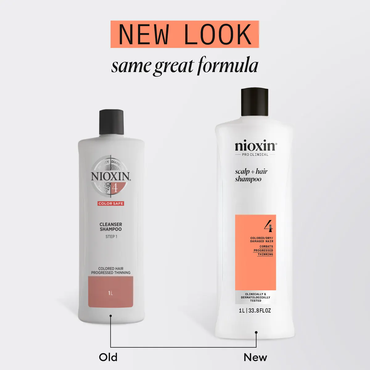 Nioxin System 4 Cleanser Shampoo and Scalp Therapy Revitalising Conditioner 1000ml Bundle, view 8