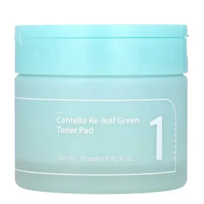 Numbuzin No.1 Centella Re-Leaf Green Toner 70 Pads