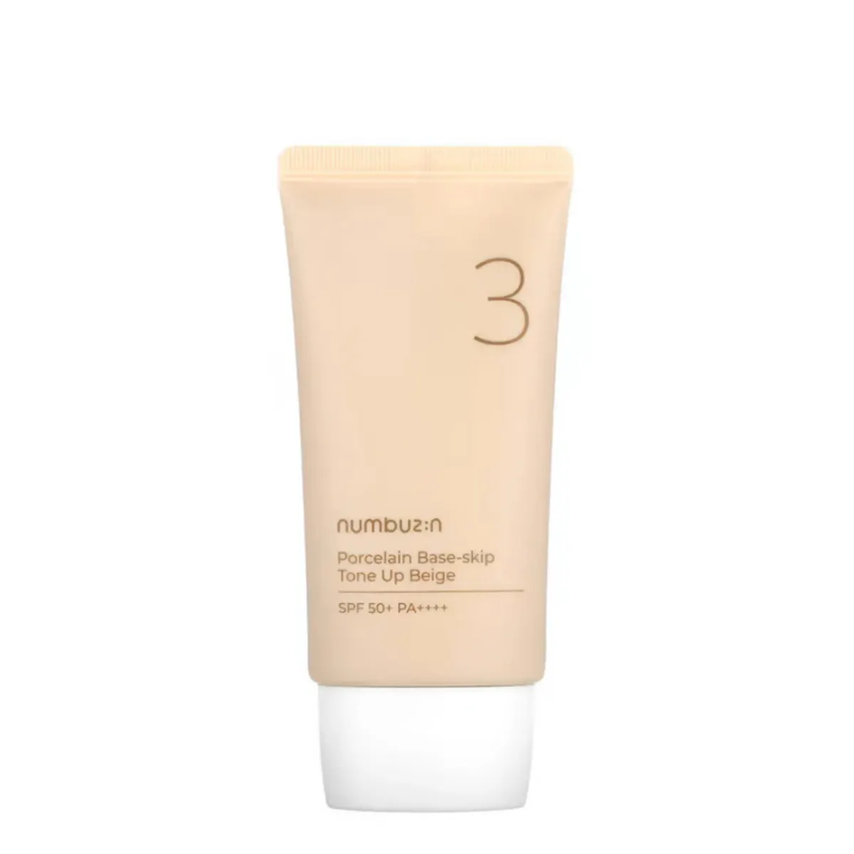 Numbuzin No.3 Porcelain Base Skip Tone Up Beige Cream 50ml