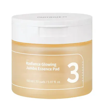 Numbuzin No.3 Radiance Glowing Jumbo Essence 70 Pads