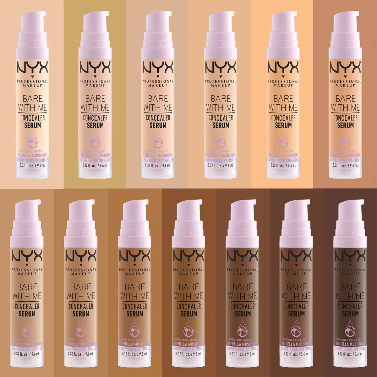 NYX Professional Makeup Bare With Me Concealer Serum 9.6ml - Golden, view 3
