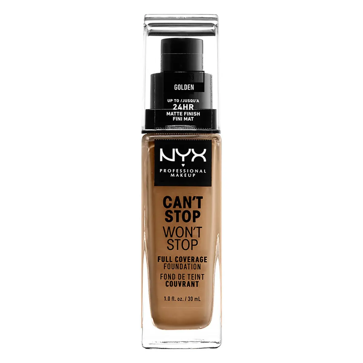 NYX Professional Makeup Can't Stop Won't Stop Full Coverage Liquid Foundation, view 13