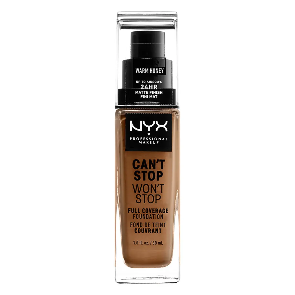 NYX Professional Makeup Can't Stop Won't Stop Full Coverage Liquid Foundation, view 17