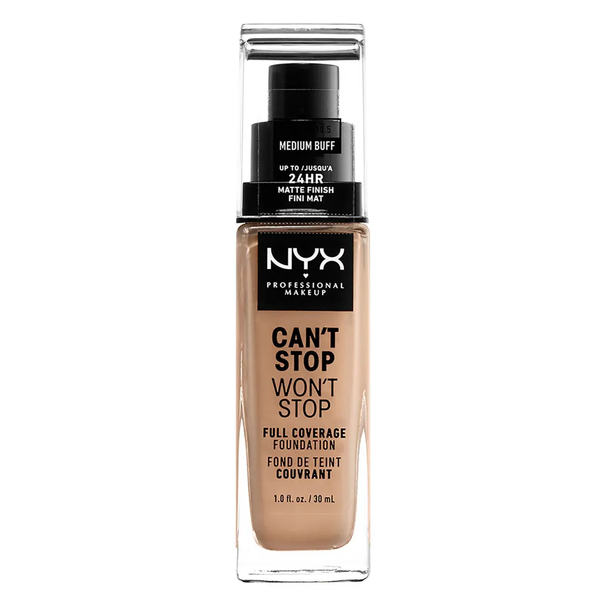 NYX Professional Makeup Can't Stop Won't Stop Full Coverage Liquid Foundation, view 18