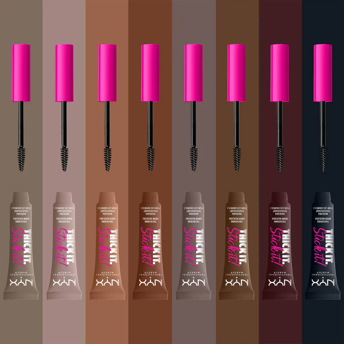 NYX Professional Makeup Thick It Stick It Brow Mascara 7ml, view 3